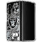 NFL Las Vegas Raiders Tropical Print Galaxy Z Fold4 5G Clear Case
