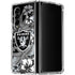 NFL Las Vegas Raiders Tropical Print Galaxy Z Fold4 5G Clear Case