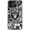 NFL Las Vegas Raiders Tropical Print iPhone 12 Mini Clear Case