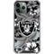 NFL Las Vegas Raiders Tropical Print iPhone 12 Pro Clear Case
