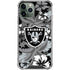 NFL Las Vegas Raiders Tropical Print iPhone 12 Pro Clear Case