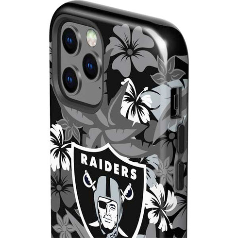 NFL Las Vegas Raiders Tropical Print iPhone 12 Pro Impact Case
