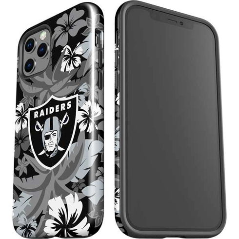 NFL Las Vegas Raiders Tropical Print iPhone 12 Pro Impact Case