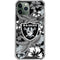 NFL Las Vegas Raiders Tropical Print iPhone 12 Pro Max Clear Case