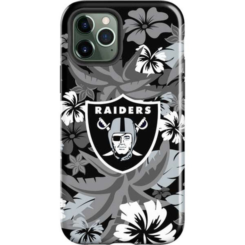NFL Las Vegas Raiders Tropical Print iPhone 12 Pro Max Impact Case
