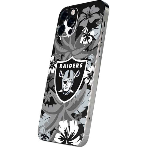 NFL Las Vegas Raiders Tropical Print iPhone 12 Pro Max Skin
