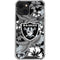NFL Las Vegas Raiders Tropical Print iPhone 13 Mini Clear Case
