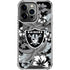 NFL Las Vegas Raiders Tropical Print iPhone 13 Pro Clear Case