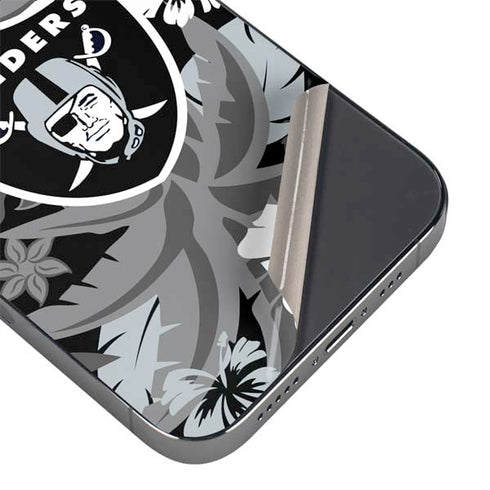 NFL Las Vegas Raiders Tropical Print iPhone 13 Pro Max Skin