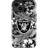 NFL Las Vegas Raiders Tropical Print iPhone 15 Plus Impact Case