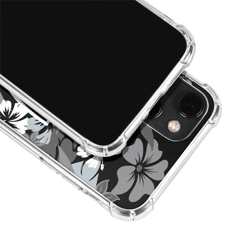 NFL Las Vegas Raiders Tropical Print iPhone 14 Plus Clear Case