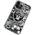 NFL Las Vegas Raiders Tropical Print iPhone 14 Pro Clear Case