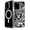 NFL Las Vegas Raiders Tropical Print iPhone 14 Pro MagSafe Case