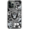 NFL Las Vegas Raiders Tropical Print iPhone 14 Pro Max Clear Case