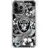 NFL Las Vegas Raiders Tropical Print iPhone 14 Pro Max Clear Case