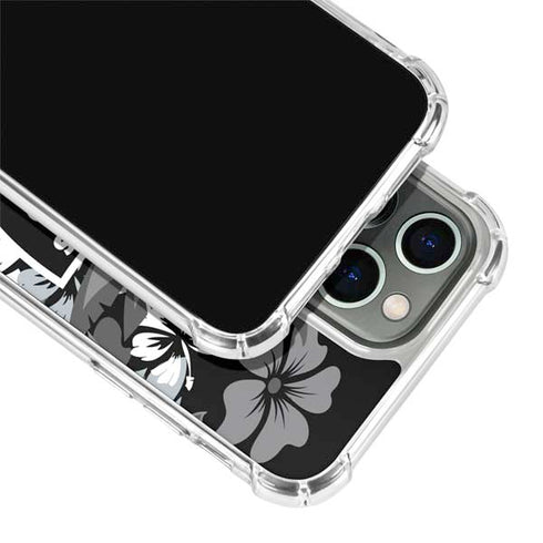 NFL Las Vegas Raiders Tropical Print iPhone 14 Pro Max Clear Case