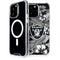 NFL Las Vegas Raiders Tropical Print iPhone 15 Pro Max MagSafe Case