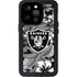 NFL Las Vegas Raiders Tropical Print iPhone 14 Pro Waterproof Case