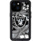NFL Las Vegas Raiders Tropical Print iPhone 15 Waterproof Case
