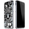 NFL Las Vegas Raiders Tropical Print iPhone SE (2nd & 3rd Gen) Clear Case
