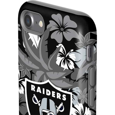 NFL Las Vegas Raiders Tropical Print iPhone SE (2nd & 3rd Gen) Pro Case