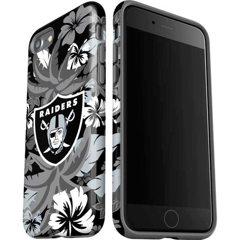 NFL Las Vegas Raiders Tropical Print iPhone SE (2nd & 3rd Gen) Pro Case