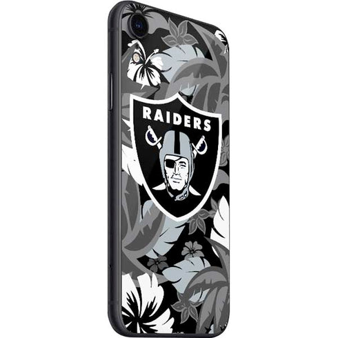 NFL Las Vegas Raiders Tropical Print iPhone SE (2nd & 3rd Gen) Skin