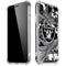 NFL Las Vegas Raiders Tropical Print iPhone XR Clear Case