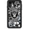 NFL Las Vegas Raiders Tropical Print iPhone XR Waterproof Case