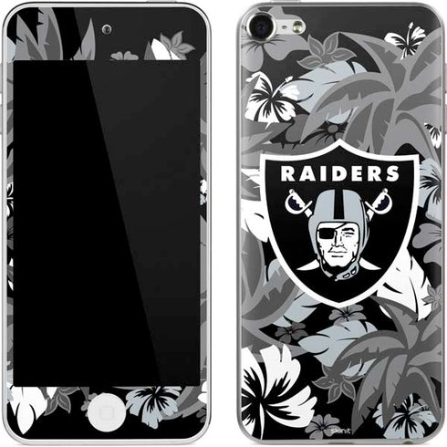 NFL Las Vegas Raiders Tropical Print Apple iPod Skin