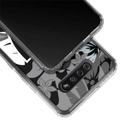 NFL Las Vegas Raiders Tropical Print LG K51/Q51 Clear Case