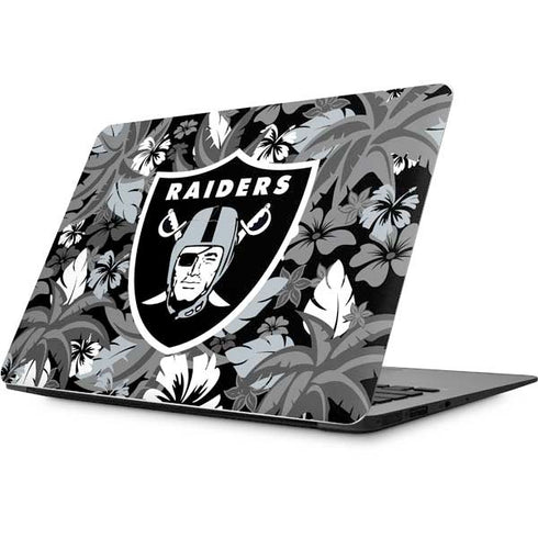 NFL Las Vegas Raiders Tropical Print Apple MacBook Skin