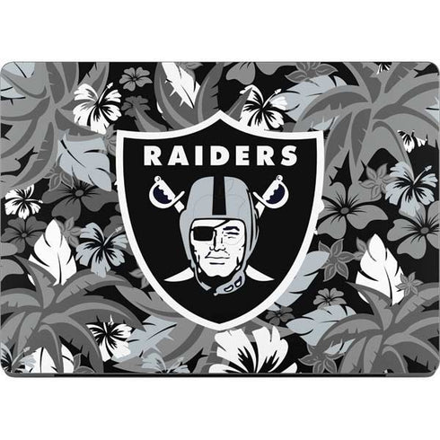 NFL Las Vegas Raiders Tropical Print MacBook Pro 14in (2021-24) Skin