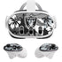 NFL Las Vegas Raiders Tropical Print Meta Quest 3 Skin