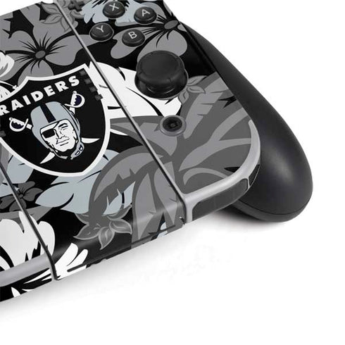 NFL Las Vegas Raiders Tropical Print Nintendo Switch OLED (2021) Skin