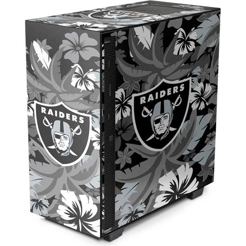 NFL Las Vegas Raiders Tropical Print NZXT H510 Compact ATX Mid-Tower Case Skin