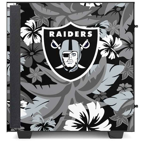 NFL Las Vegas Raiders Tropical Print NZXT H510 Compact ATX Mid-Tower Case Skin