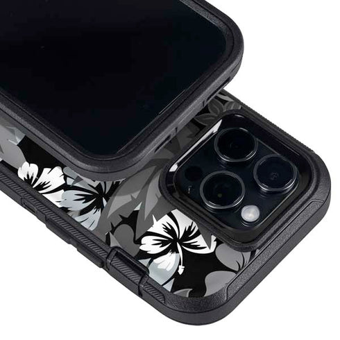 NFL Las Vegas Raiders Tropical Print Otterbox Defender iPhone Skin
