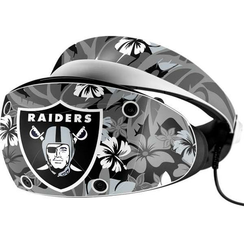 NFL Las Vegas Raiders Tropical Print PlayStation VR2 Skin