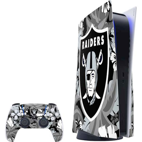 NFL Las Vegas Raiders Tropical Print PS5 Bundle Skin