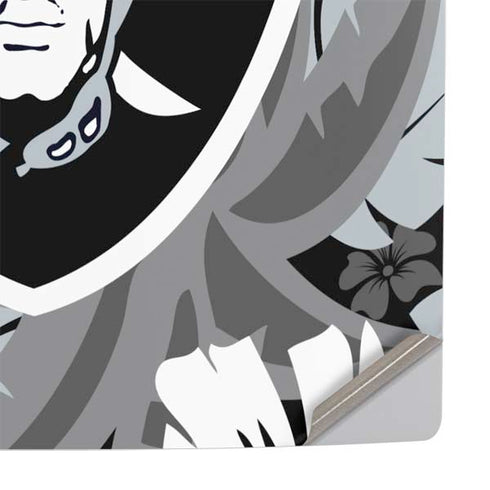 NFL Las Vegas Raiders Tropical Print PS5 Console Skin