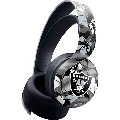 NFL Las Vegas Raiders Tropical Print PULSE 3D Wireless Headset for PS5 Skin
