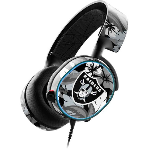 NFL Las Vegas Raiders Tropical Print SteelSeries Arctis 3 Skin