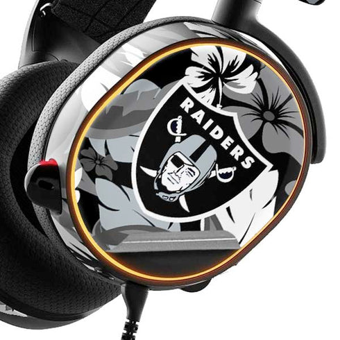 NFL Las Vegas Raiders Tropical Print SteelSeries Arctis 3 Skin