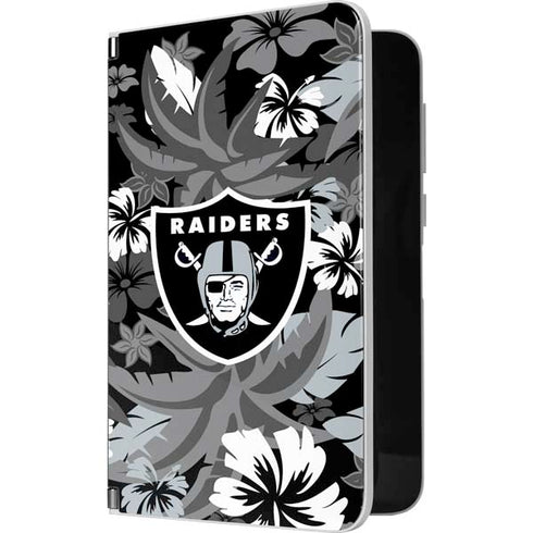 NFL Las Vegas Raiders Tropical Print Surface Duo Skin