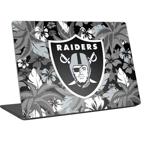 NFL Las Vegas Raiders Tropical Print Surface Laptop 4 15in Skin