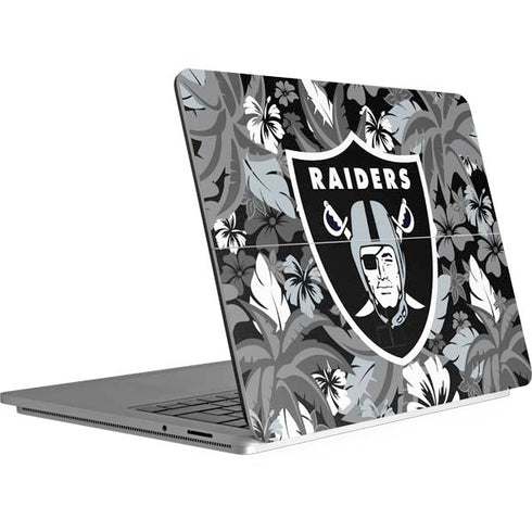 NFL Las Vegas Raiders Tropical Print Surface Laptop Studio Skin