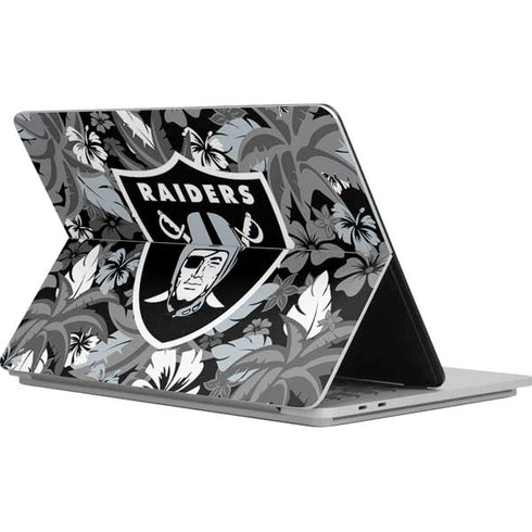 NFL Las Vegas Raiders Tropical Print Surface Laptop Studio Skin