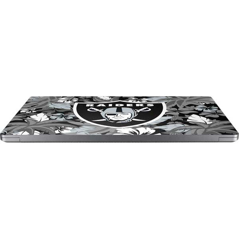 NFL Las Vegas Raiders Tropical Print Universal Laptop 12in (9.8 x 6.8in) Skin