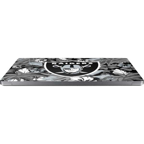 NFL Las Vegas Raiders Tropical Print Universal Laptop 16in (13 x 9.4in) Skin